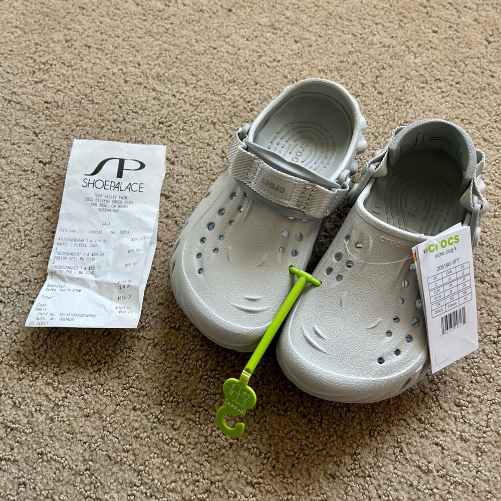 echo Clog Grey CROCS